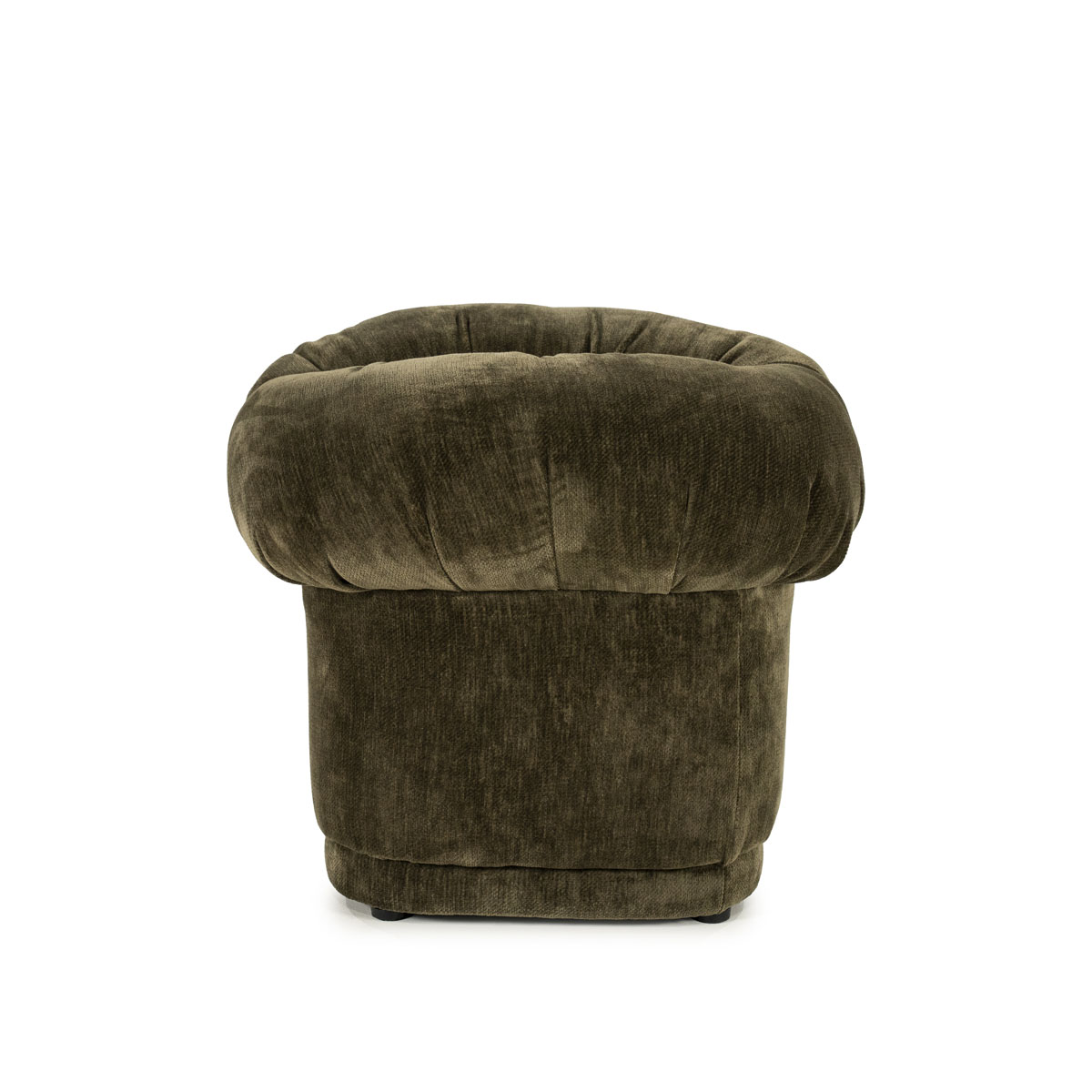 Vierkante Poef Nook Chenille Groen