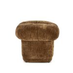 Vierkante Poef Nook Chenille Mosterd