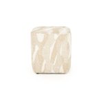 Vierkante Poef Rytm Beige 43x43 cm