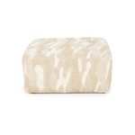 Vierkante Poef Rytm Beige 70x70 cm