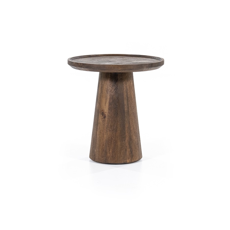 Bijzettafel Balloon Rond Beige 43×43 cm