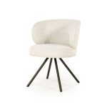 Draaibare Eetkamerstoel Jayson Chenille Beige