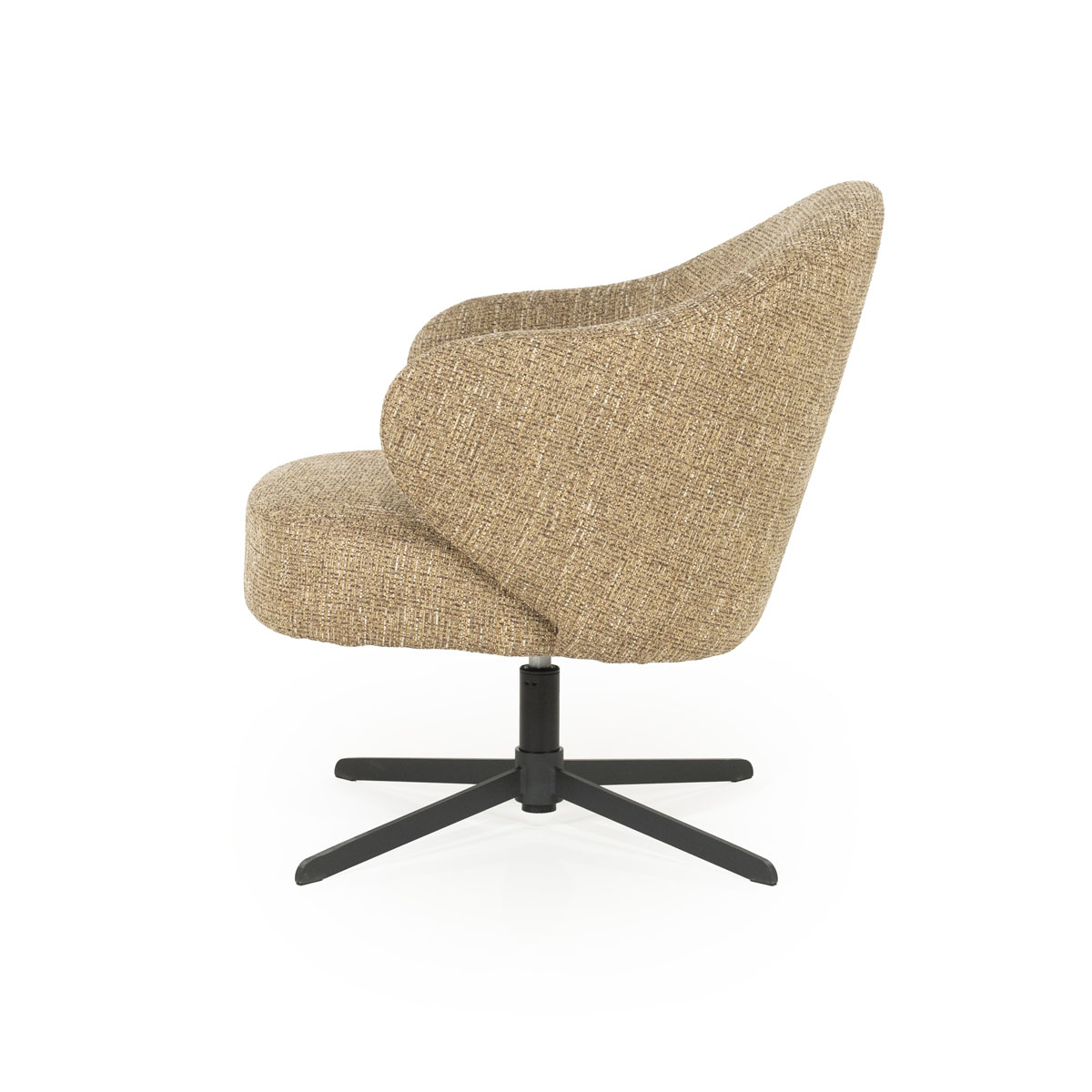 Draaifauteuil Connor Draaibaar Donna Mosterdgeel