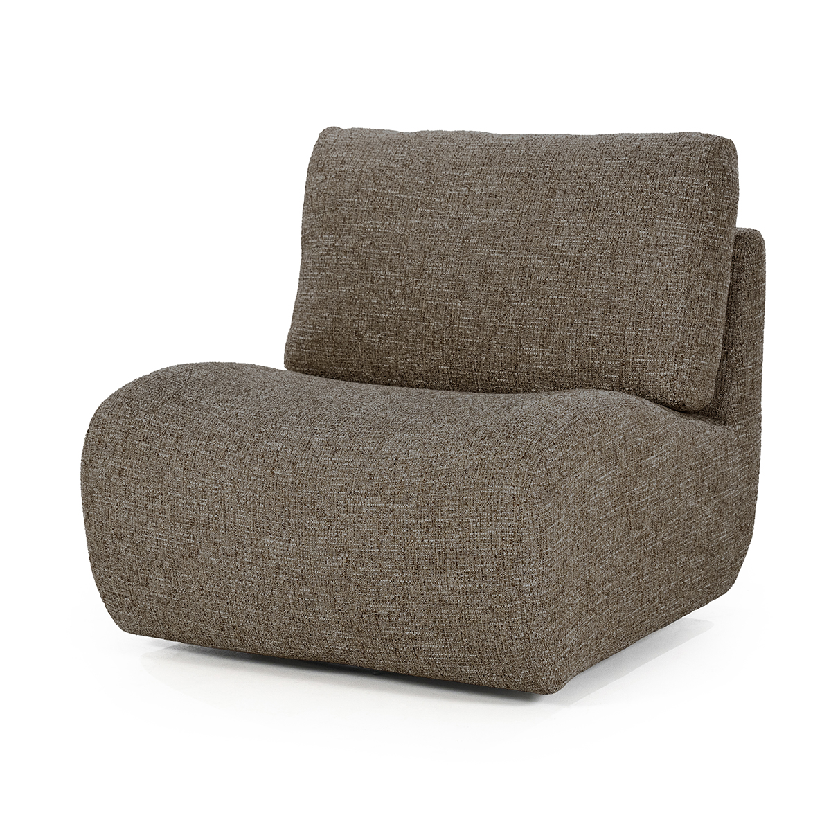 Draaifauteuil Lucia Donna Bruin