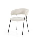 Eetkamerstoel Luka Bouclé Beige
