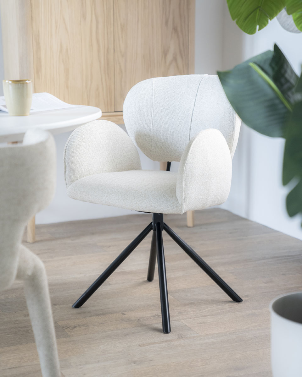 Eetkamerstoel Rosalin Moon Beige