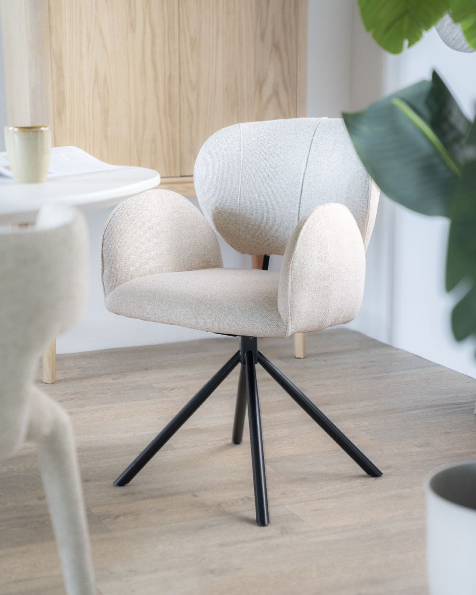 Eetkamerstoel Rosalin Moon Taupe