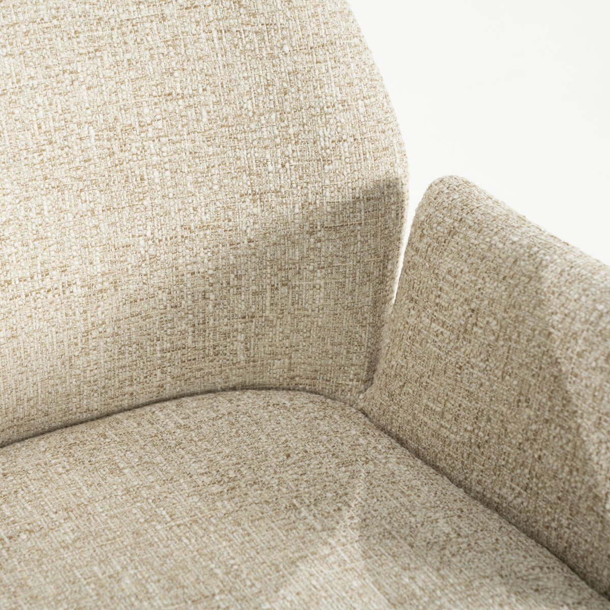Eetkamerstoel met Arm Indy Donna Beige
