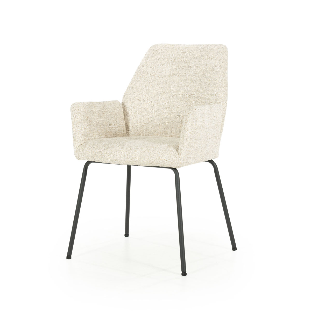 Eetkamerstoel met Arm Indy Donna Beige