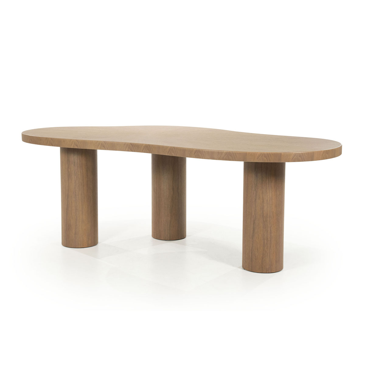 Eetkamertafel Bobbie Organisch Lichtbruin 215×110 cm