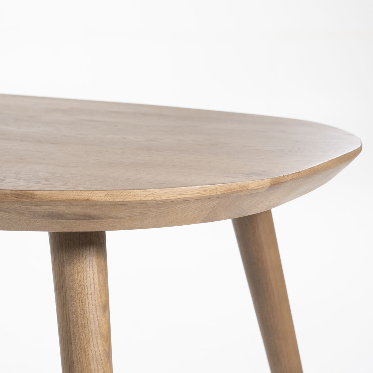 Eetkamertafel Elijah Deens Ovaal Bruin