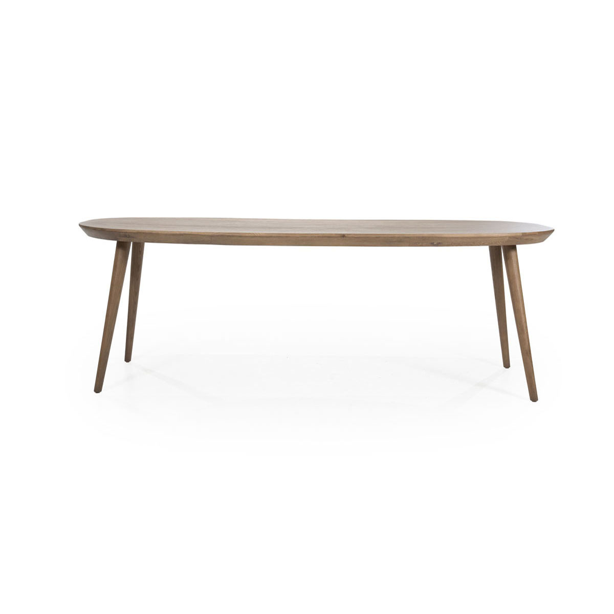 Eetkamertafel Elijah Deens Ovaal Bruin