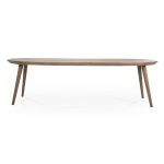 Eetkamertafel Elijah Deens Ovaal Bruin