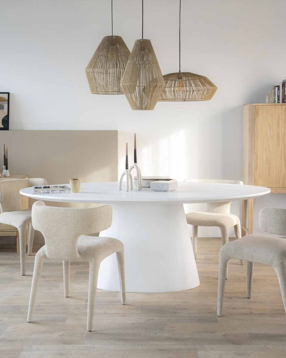 Eetkamertafel Elin Ovaal Wit