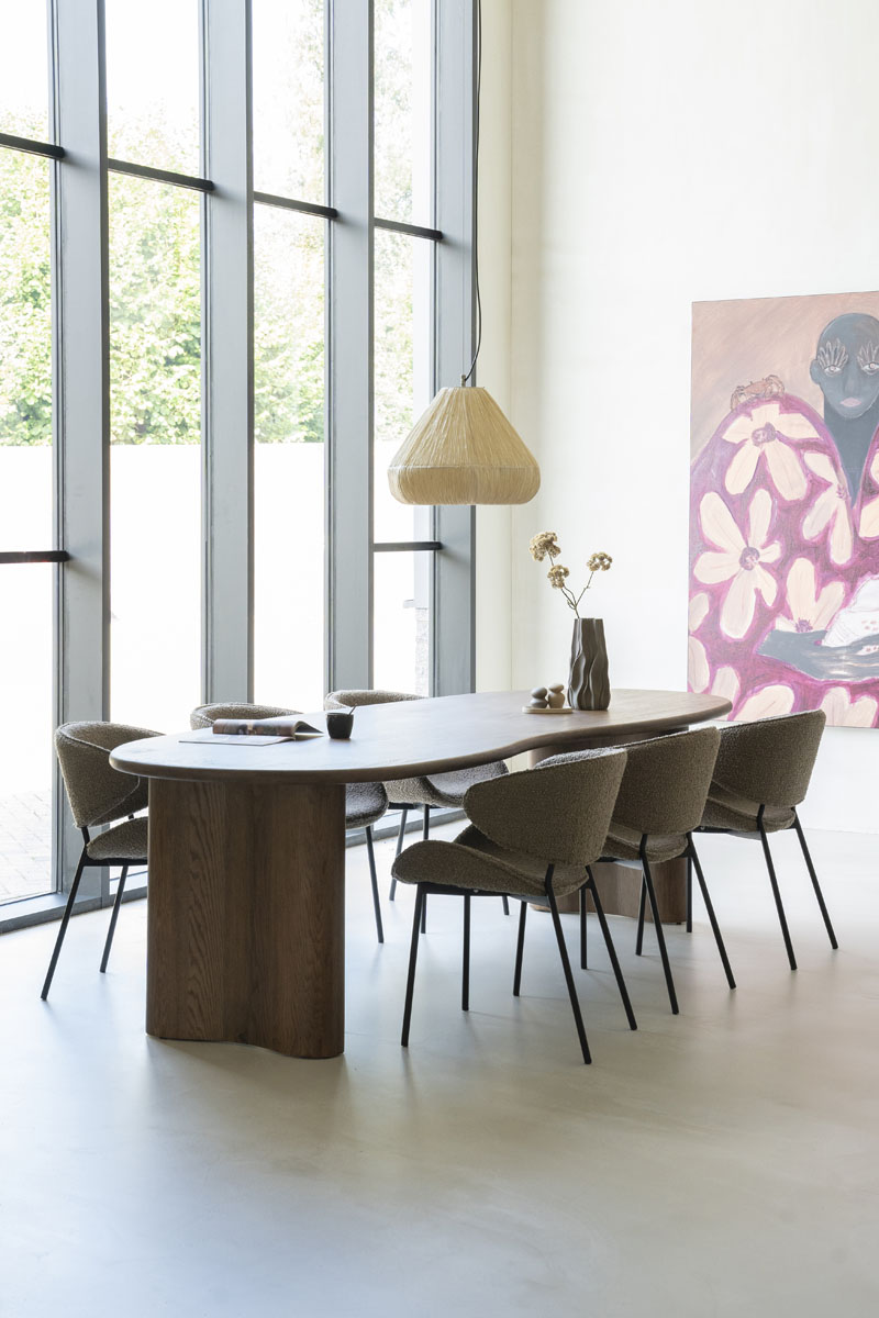 Eetkamertafel Josh Organisch Bruin
