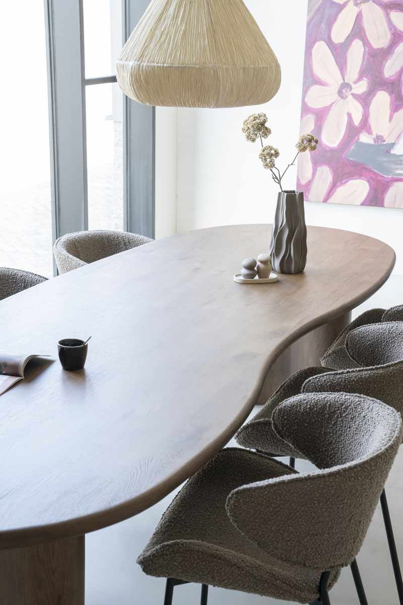 Eetkamertafel Josh Organisch Bruin