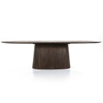Eettafel ARON ovaal bruin