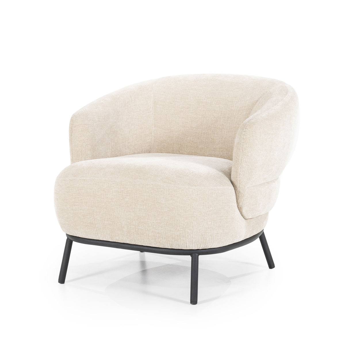 Fauteuil David Chenille Taupe