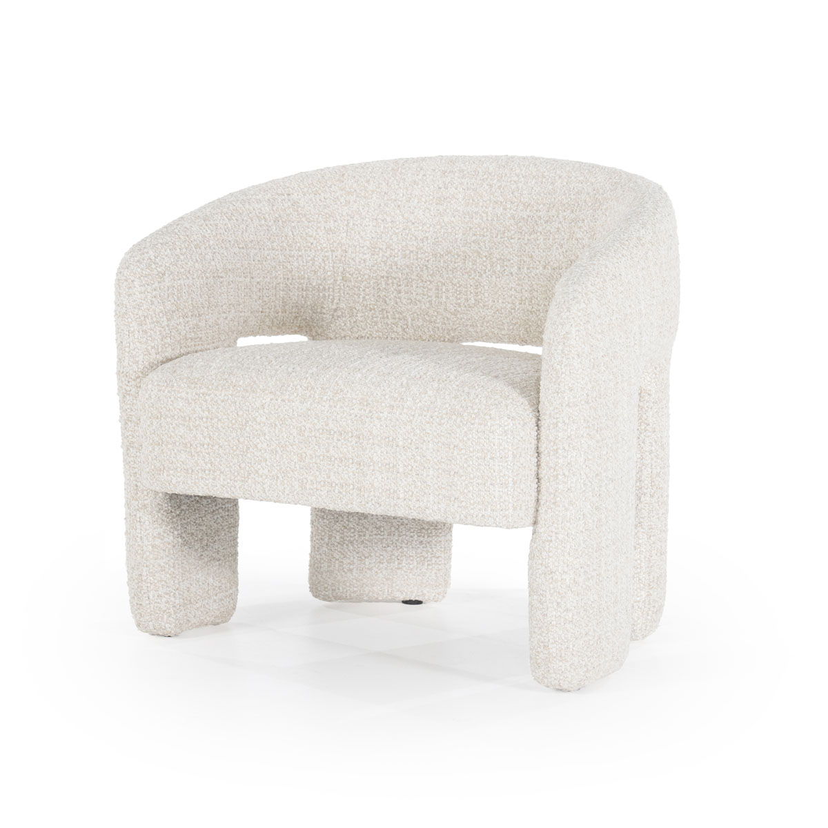 Fauteuil Hamilton Bouclé Beige