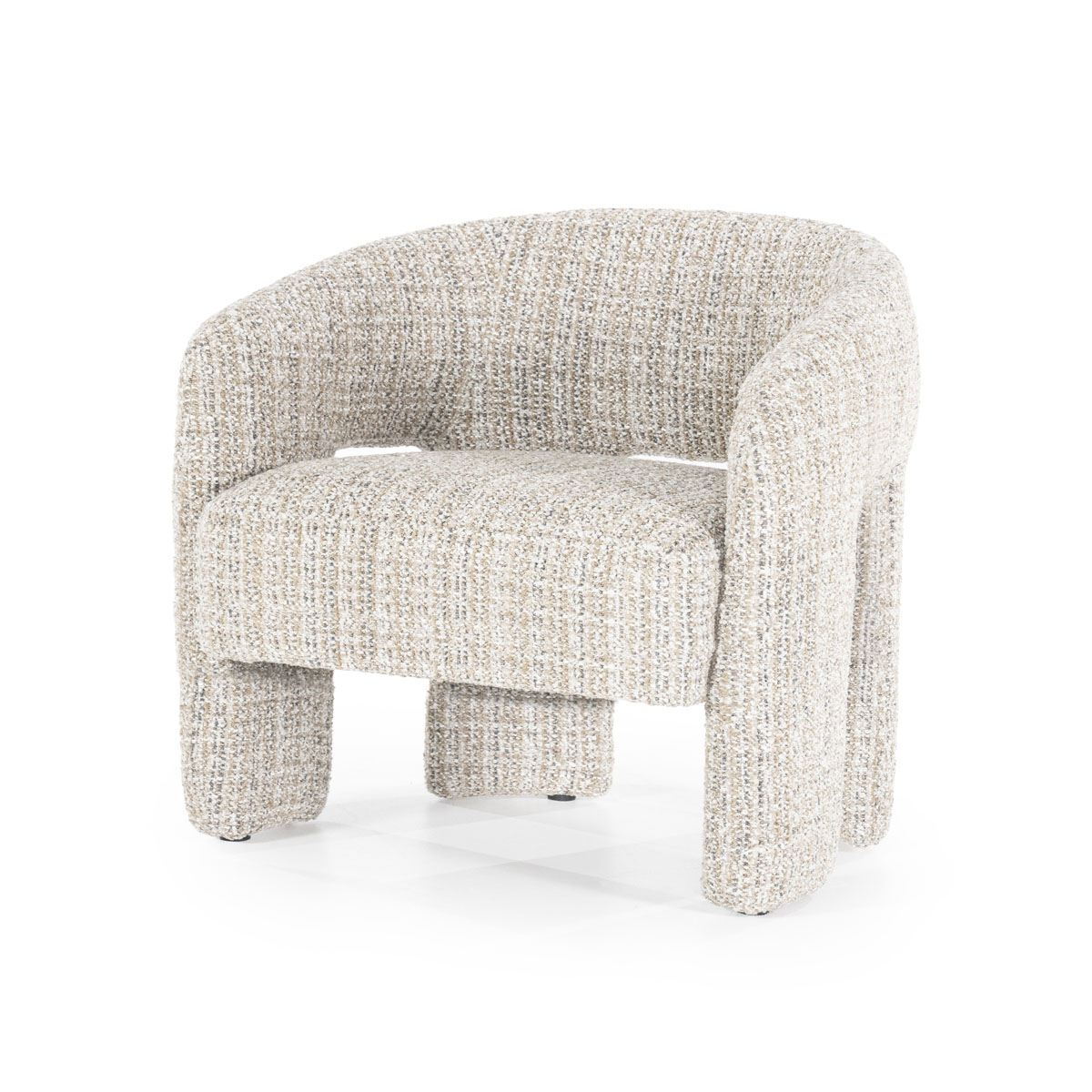 Fauteuil Hamilton Bouclé Taupe