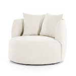 Fauteuil Louis Bouclé Beige