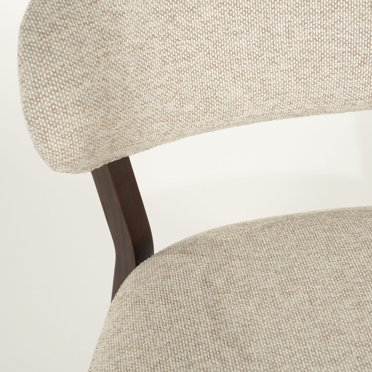 Fauteuil Mikky Eikenhout Bruin Moon Taupe