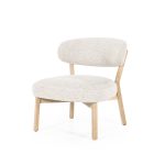 Fauteuil Mikky Eikenhout Naturel Moon Beige