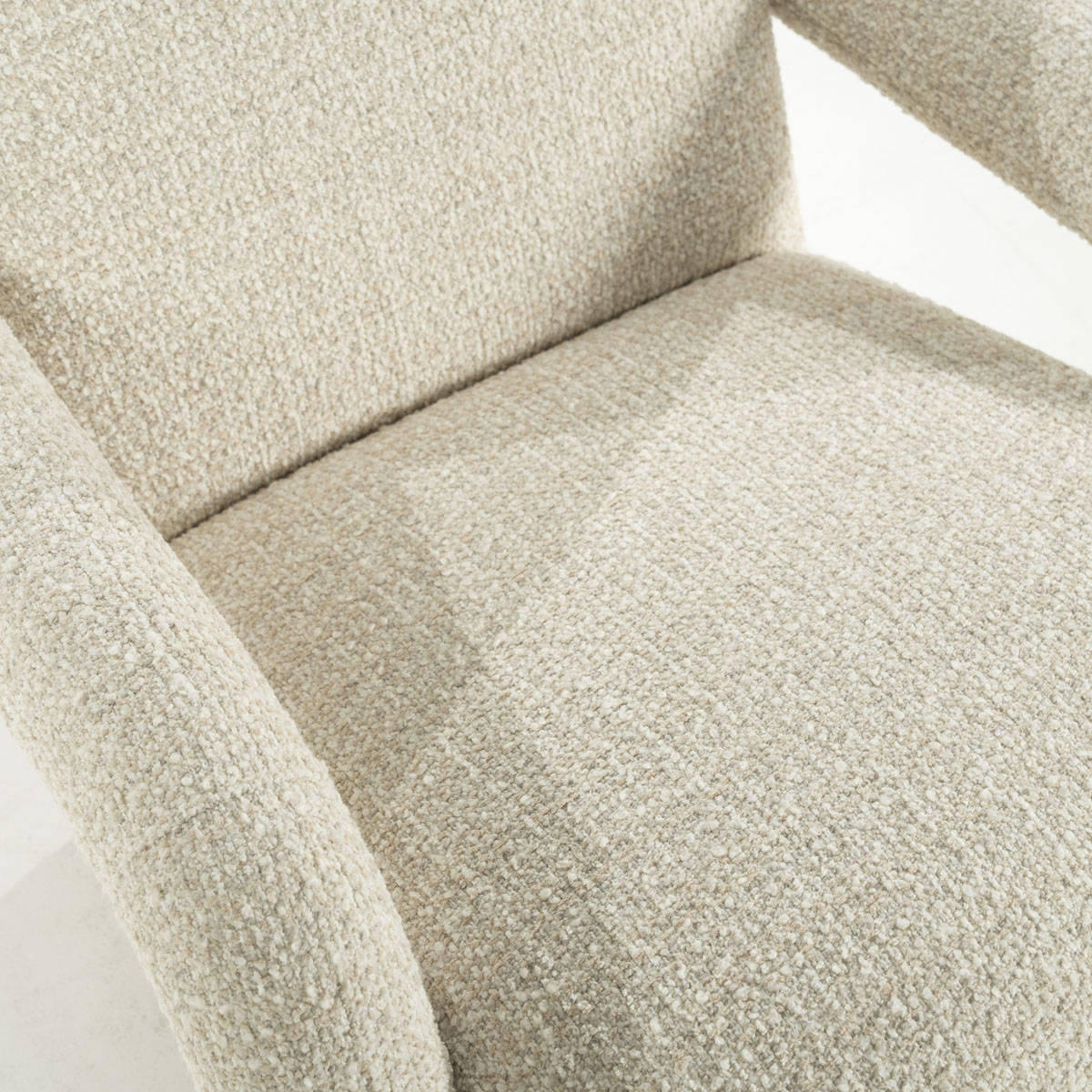 Fauteuil Monica Bouclé Beige