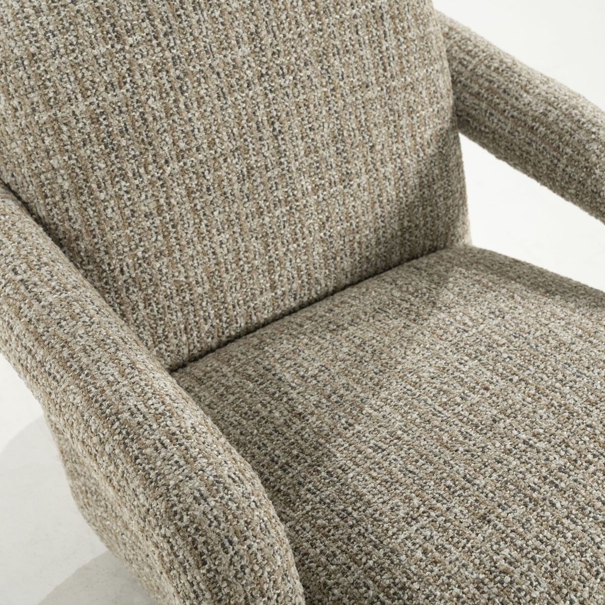 Fauteuil Monica Bouclé Taupe