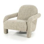Fauteuil Monica Bouclé Taupe