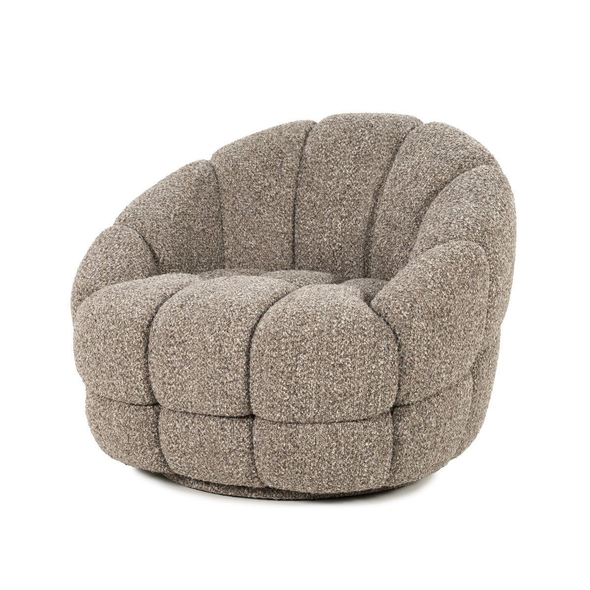 Fauteuil Tina Bouclé Taupe
