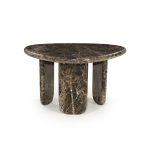 Organische Salontafel Devin Marmer Bruin 65.5x56.5 cm