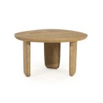 Organische Salontafel Maud Mangohout Naturel 65x56.5 cm