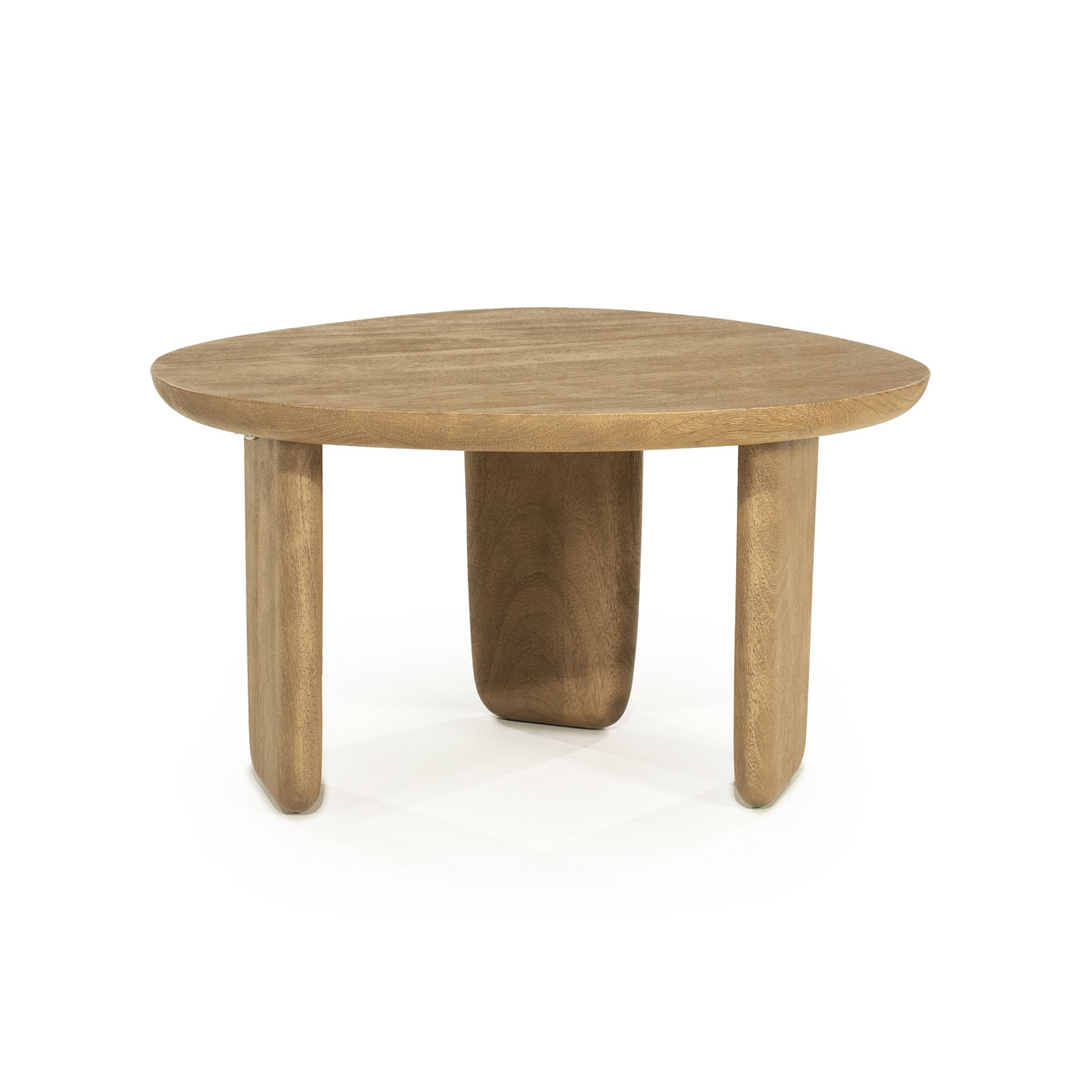 Organische Salontafel Maud Mangohout Naturel 65×56.5 cm