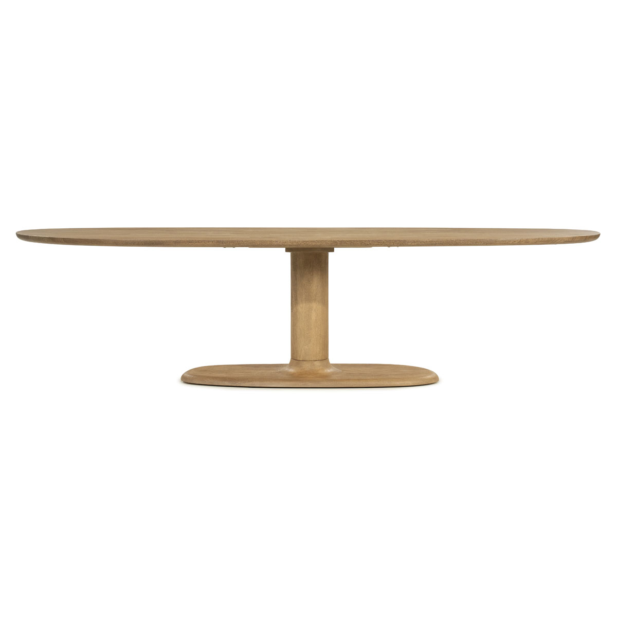 Ovale Eetkamertafel Coco Mangohout Naturel 300x110 cm