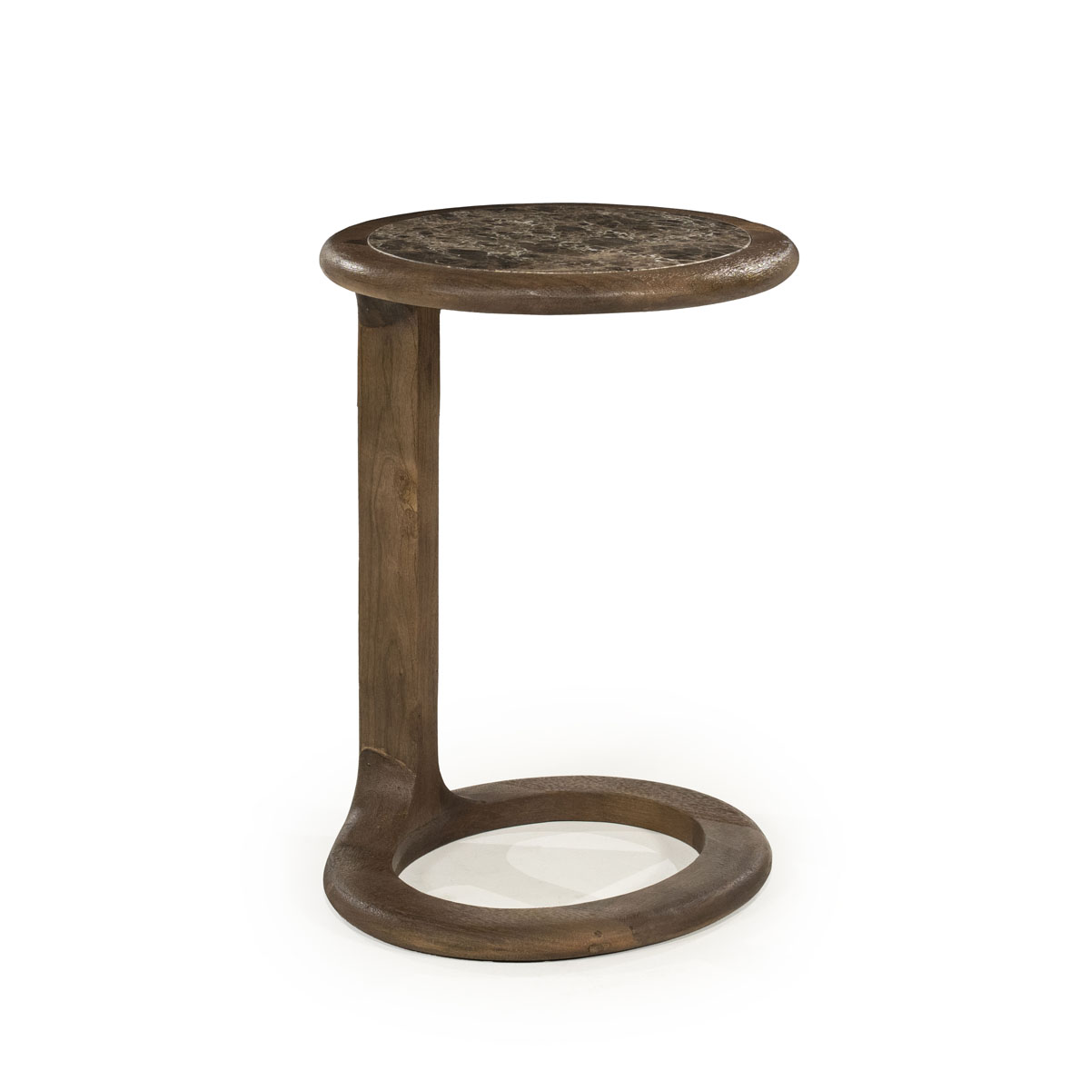 Ronde Bijzettafel Vito Mangohout 45×43 cm