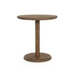Ronde Bistrotafel Florent Mangohout Lichtbruin 70x70 cm
