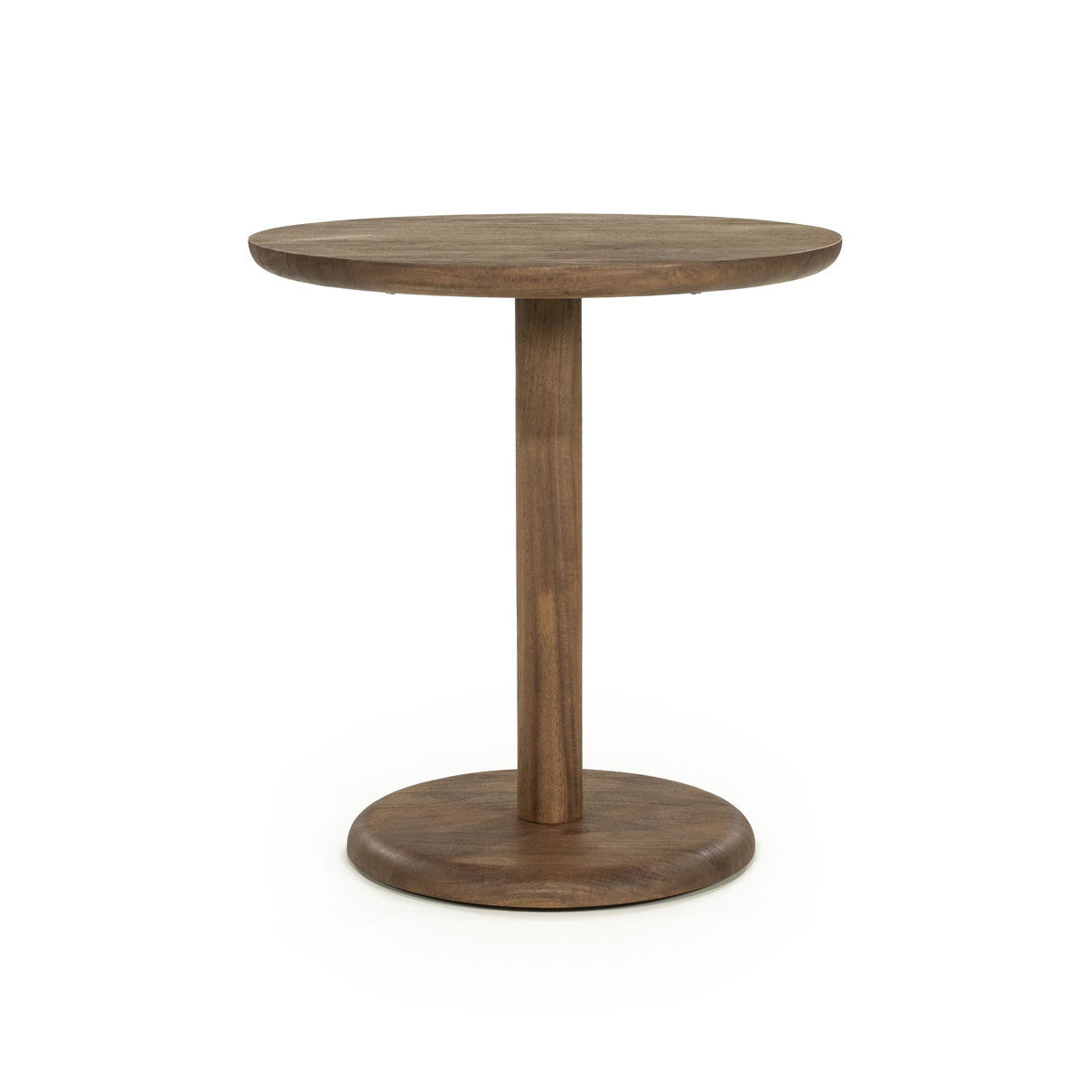 Ronde Bistrotafel Florent Mangohout Lichtbruin 70×70 cm