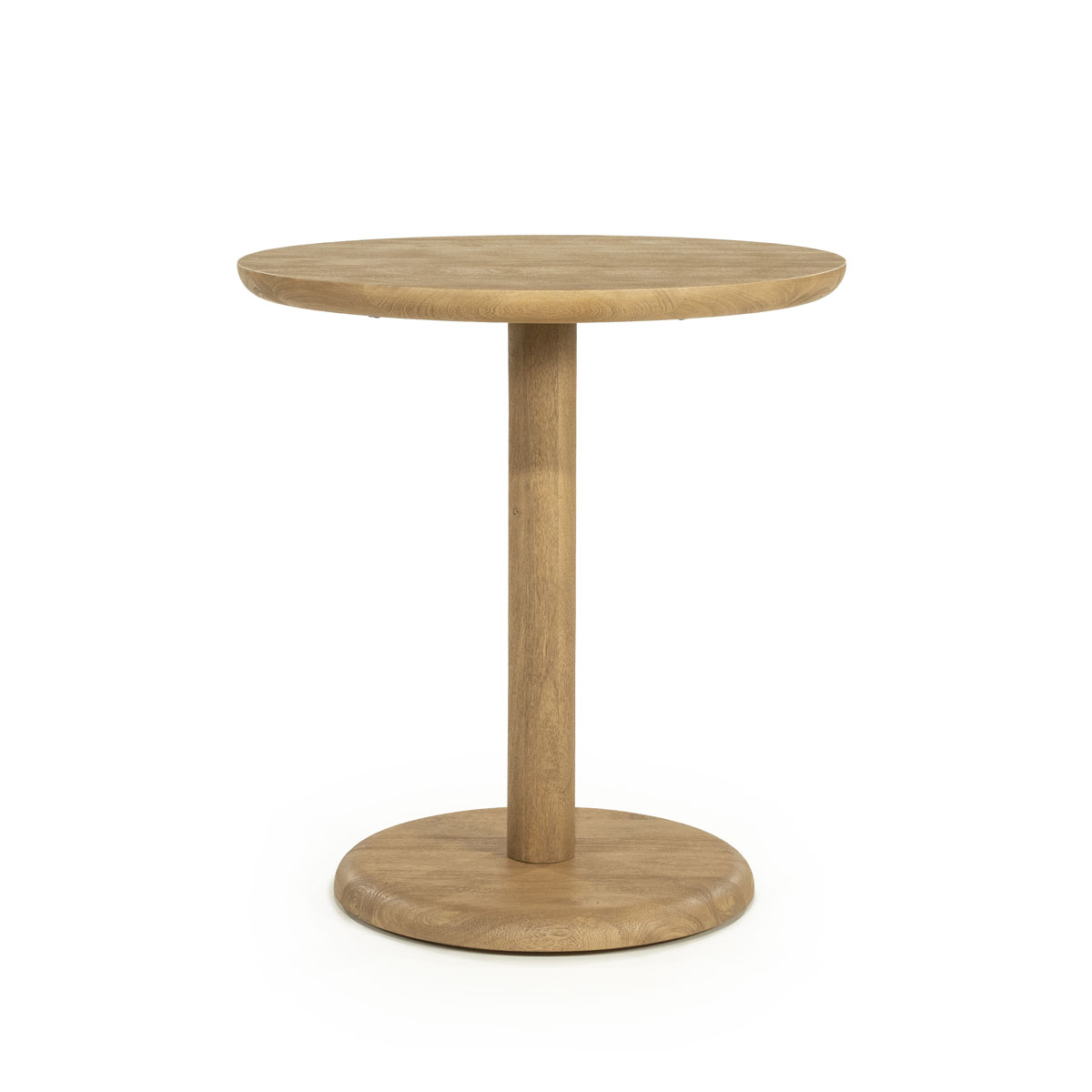 Ronde Bistrotafel Florent Mangohout Naturel 70×70 cm