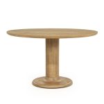 Ronde Eetkamertafel Coco Mangohout Naturel 130x130 cm