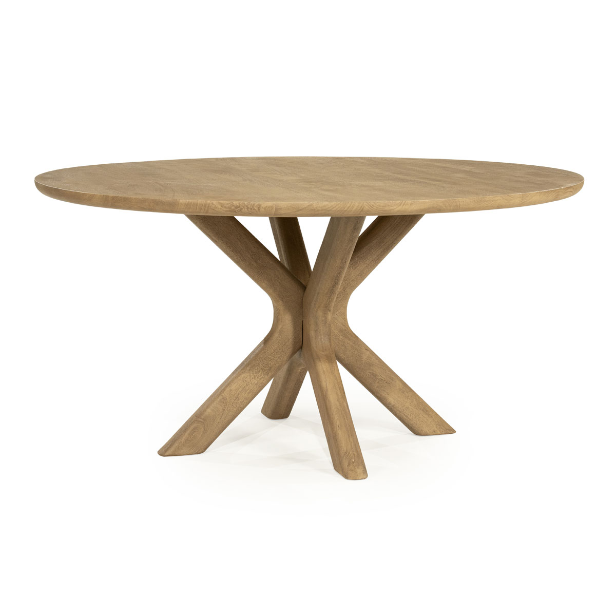 Ronde Eetkamertafel Tycho Mangohout Naturel 150×150 cm