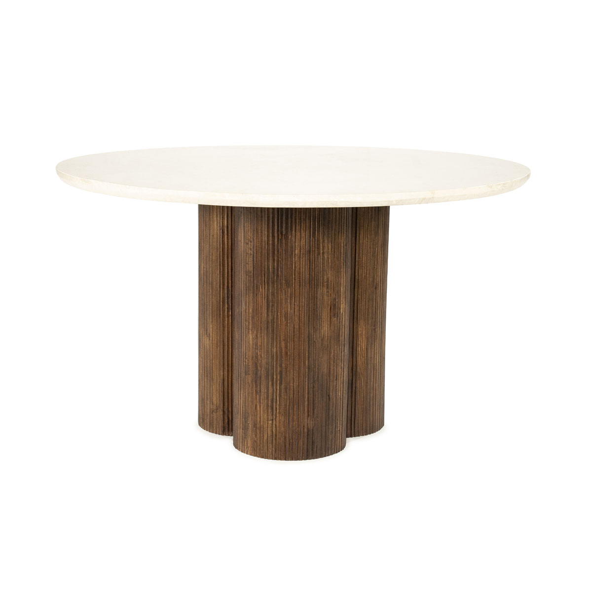 Ronde Eetkamertafel xanni Marmer Beige 130×130 cm
