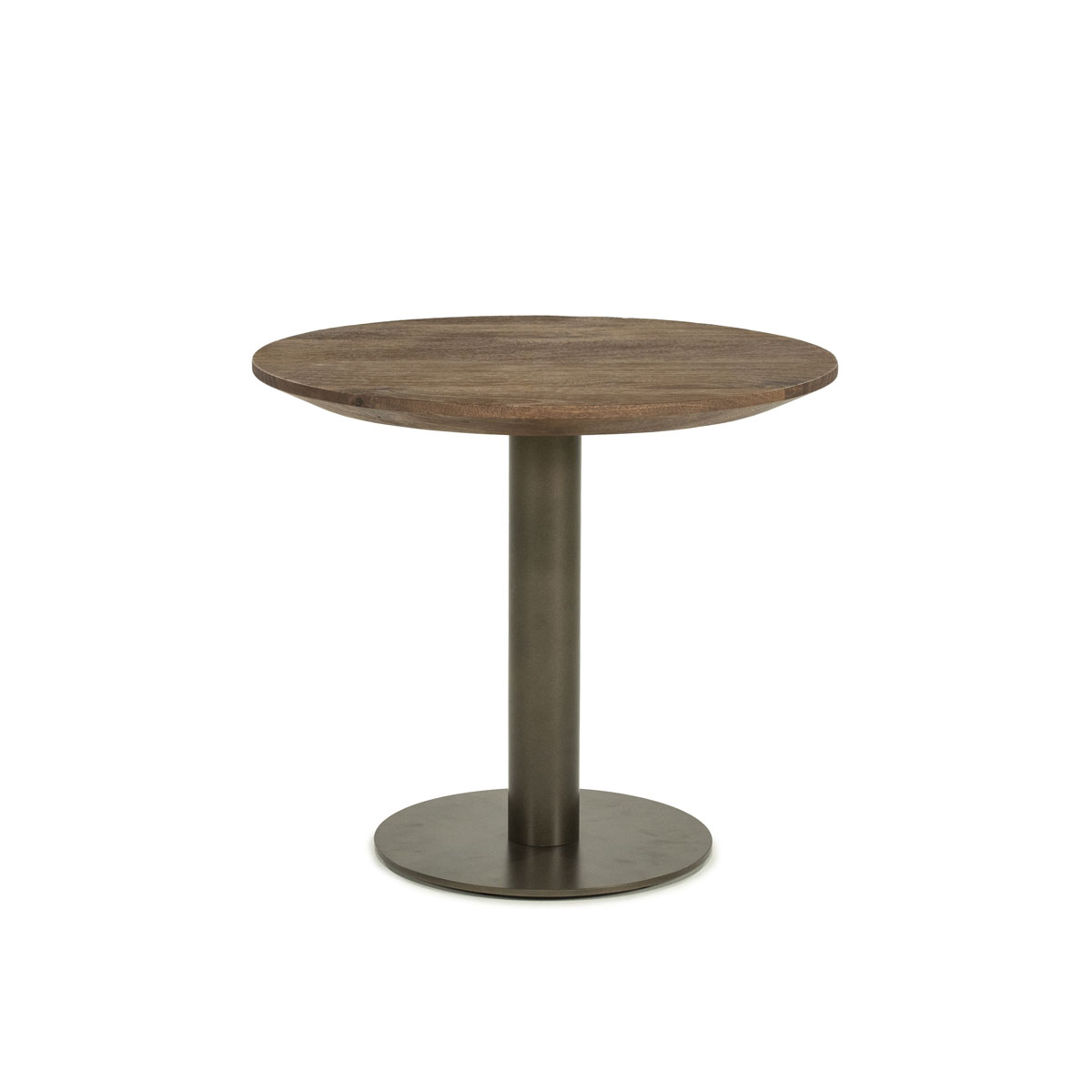 Ronde Salontafel Esila Mangohout 50×50 cm