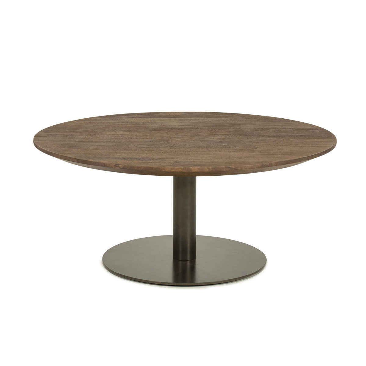 Ronde Salontafel Esila Mangohout 80×80 cm