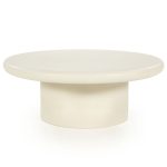 Salontafel Jade Rond Beige 80x80 cm