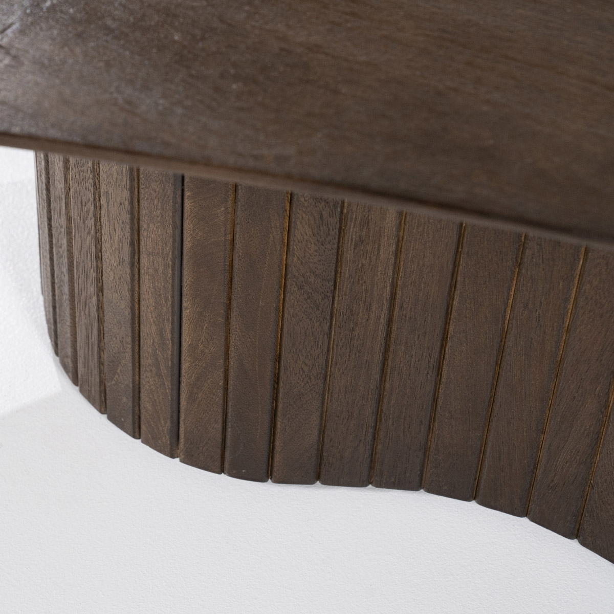 Salontafel Jordy Organisch Mangoholz Bruin 130×70 cm