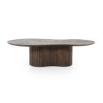 Salontafel Jordy Organisch Mangoholz Bruin 130x70 cm