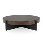 Salontafel Juliet Rond bruin 110x110 cm