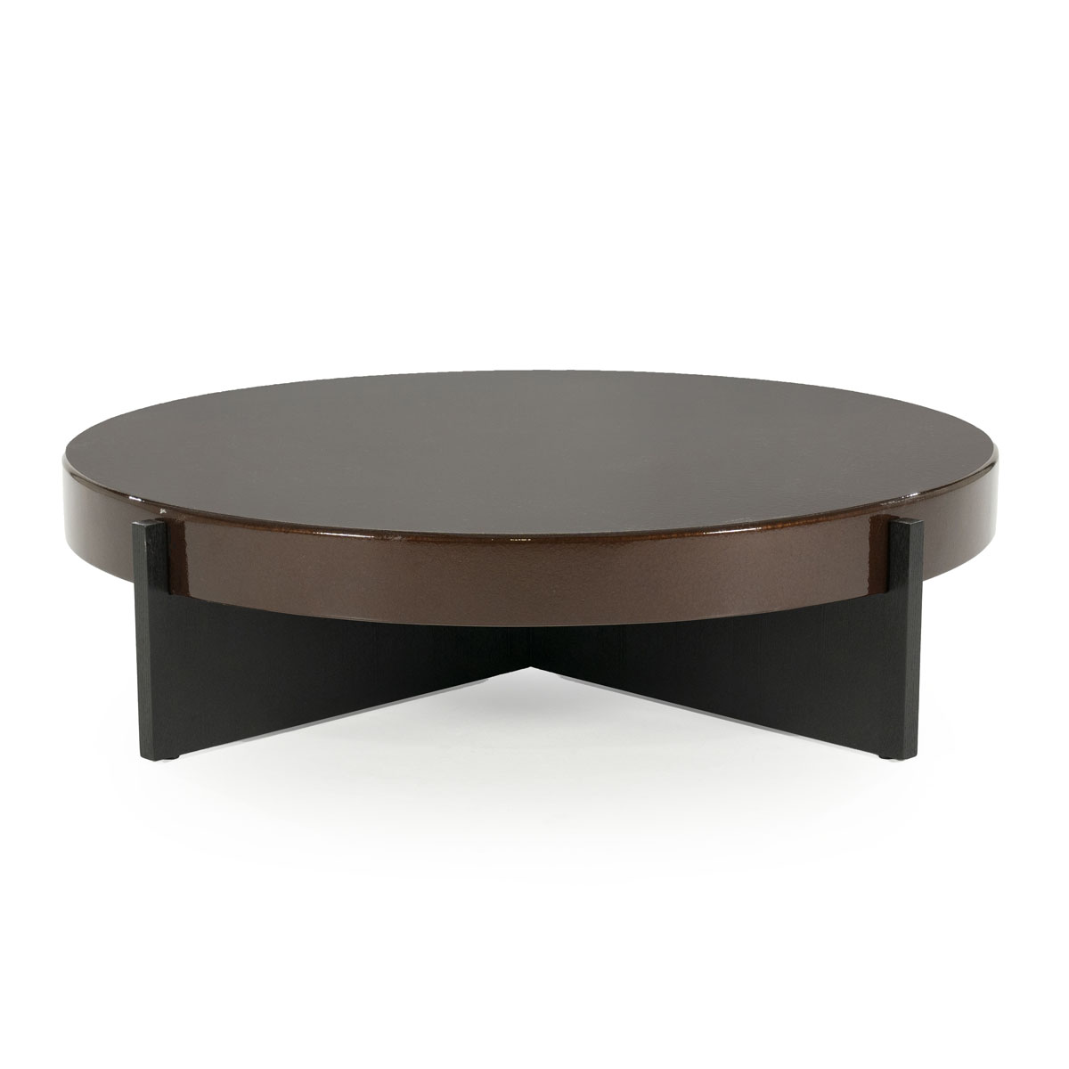 Salontafel Juliet Rond bruin 110×110 cm
