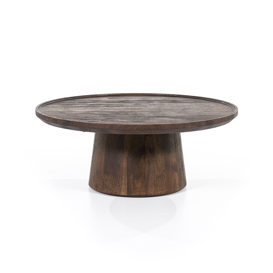Salontafel Ron Mangohout Bruin 80×80 cm
